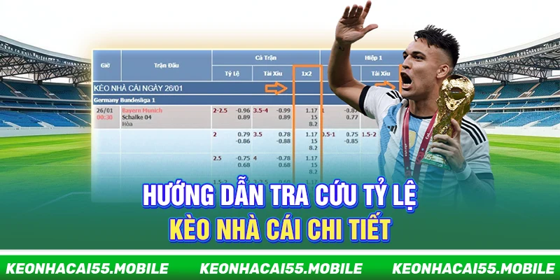 Hướng dẫn tra cứu tỷ lệ kèo nhà cái chi tiết 